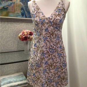 PRICE DROP! Laura Ashley Linen Summer Dress w Pockets